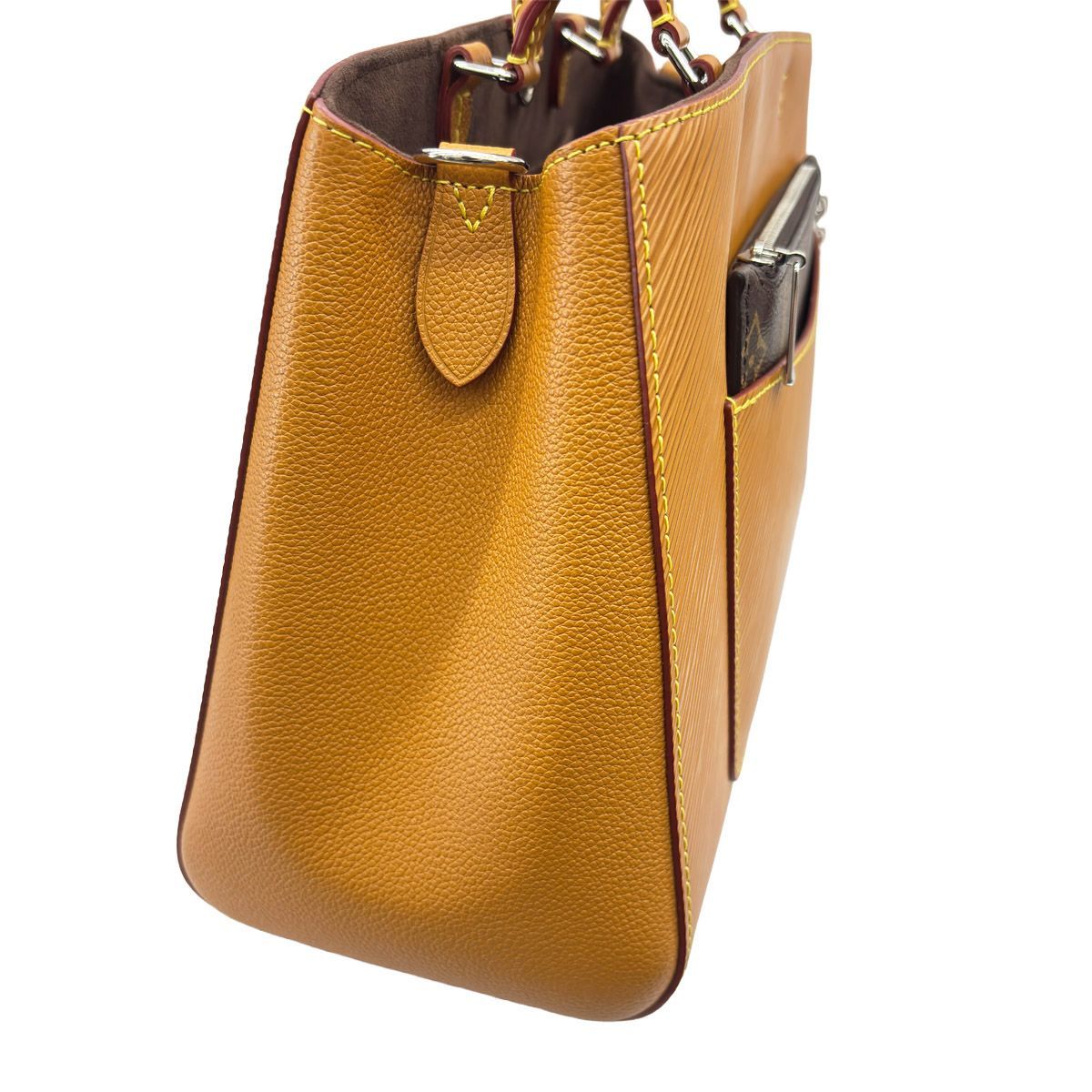 Louis Vuitton Handbag Monogram Epi 2-Way Marelle Tote Brown Gold — view 4