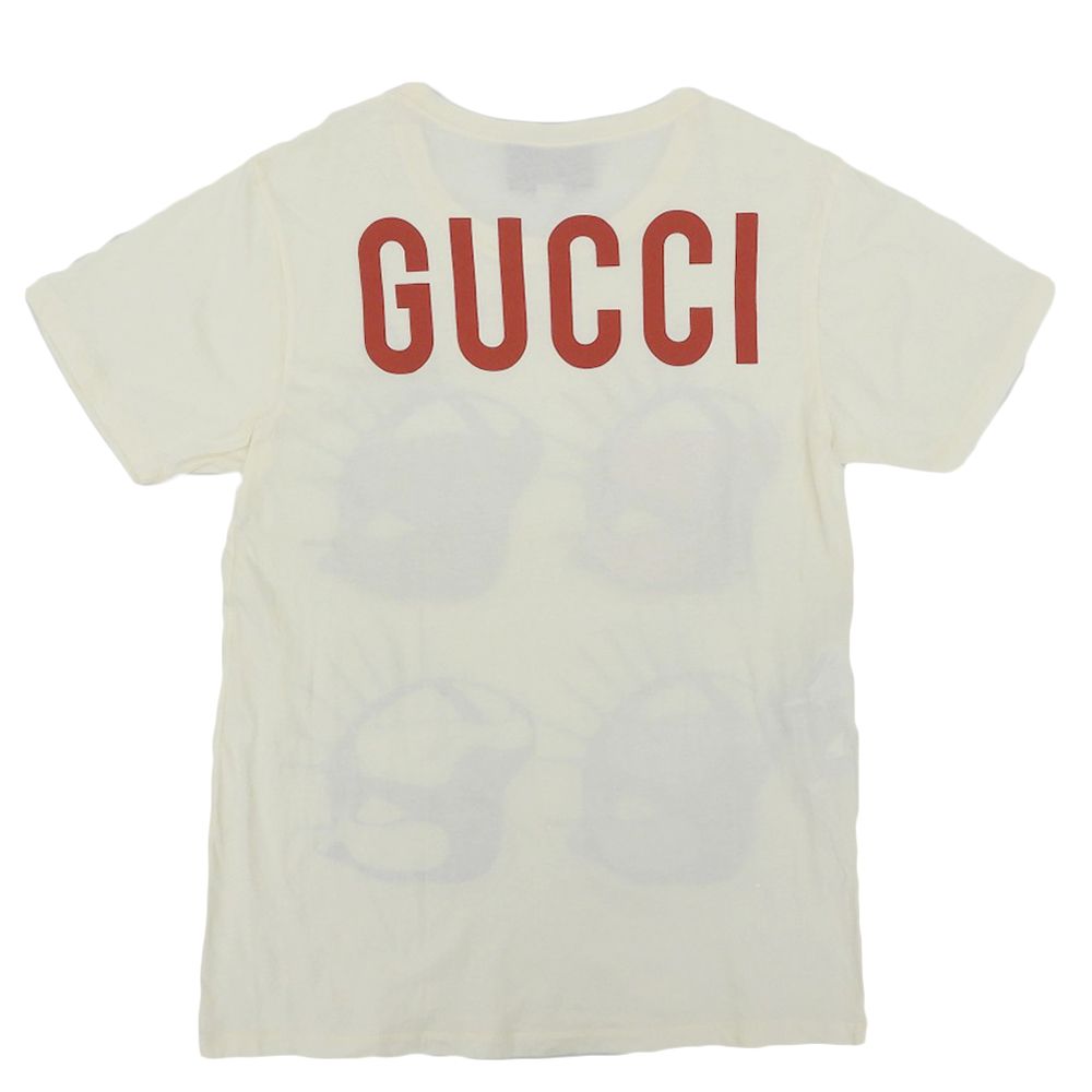Gucci Print T-Shirt Top Ivory — view 2