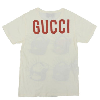 Gucci Print T-Shirt Top Ivory — view 2