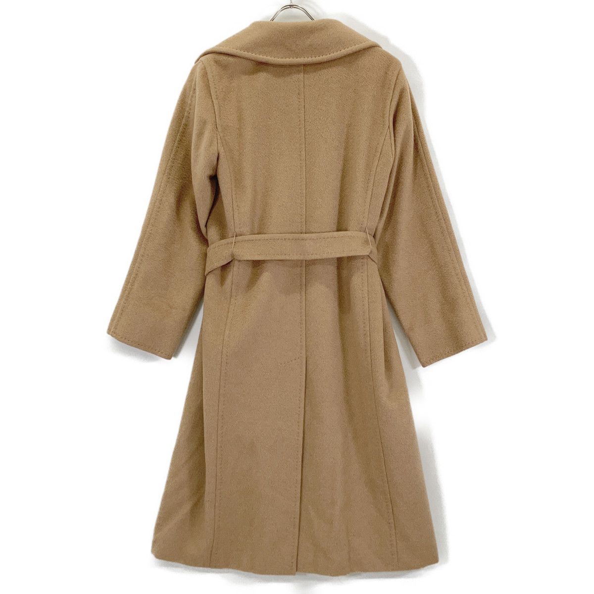 Max Mara Beige Cashmere Blend Chesterfield 38 Jacket — view 2