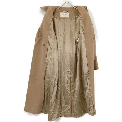 Max Mara Beige Cashmere Blend Chesterfield 38 Jacket — view 3
