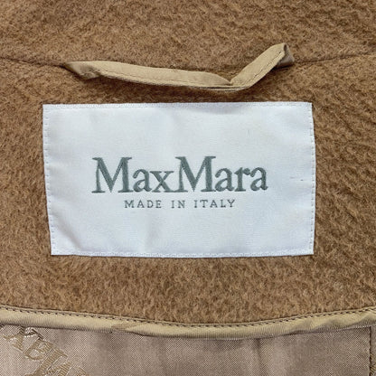 Max Mara Beige Cashmere Blend Chesterfield 38 Jacket — view 4
