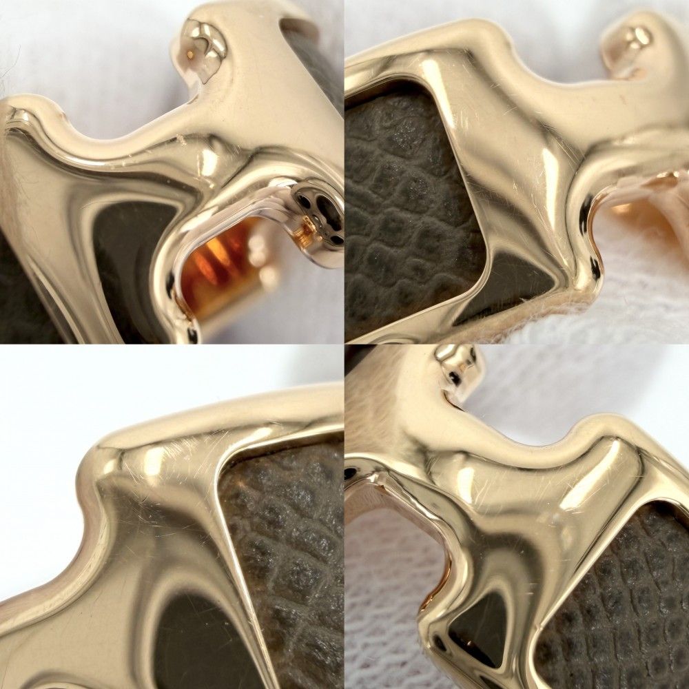 Hermes Ring Olympe PM S Pink Gold Brown — view 6