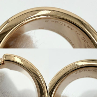 Hermes Ring Olympe PM S Pink Gold Brown — view 5