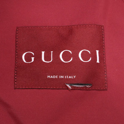 Gucci Embossed Gabardine Half Zip Bomber Jacket 38 — view 4