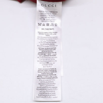 Gucci Embossed Gabardine Half Zip Bomber Jacket 38 — view 5