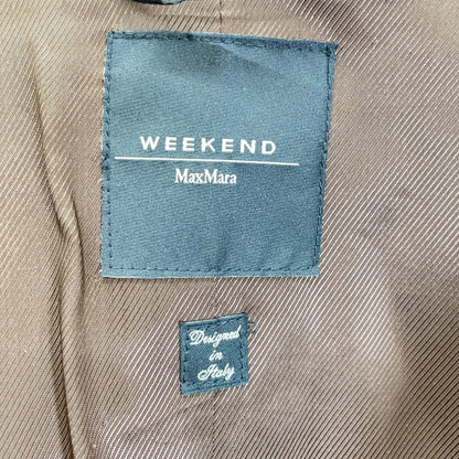 Max Mara Weekend Brown Wool Blend Teddy Bear Coat 40 — view 4