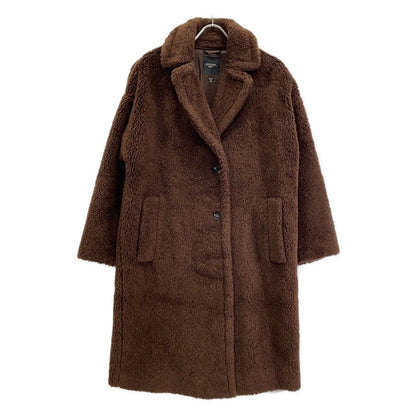 Max Mara Weekend Brown Wool Blend Teddy Bear Coat 40