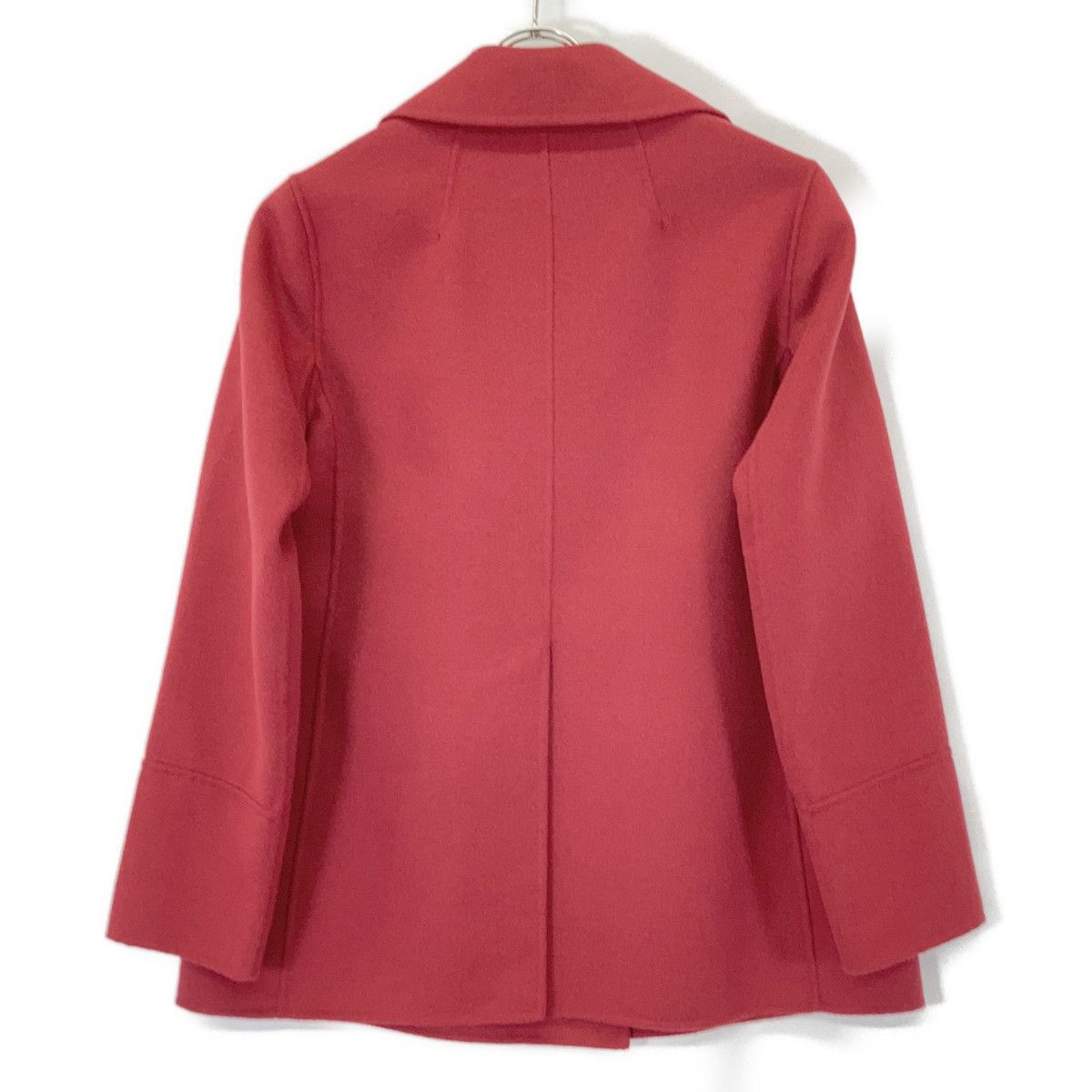 Max Mara S Double Breasted Short Coat Red 36 — view 2