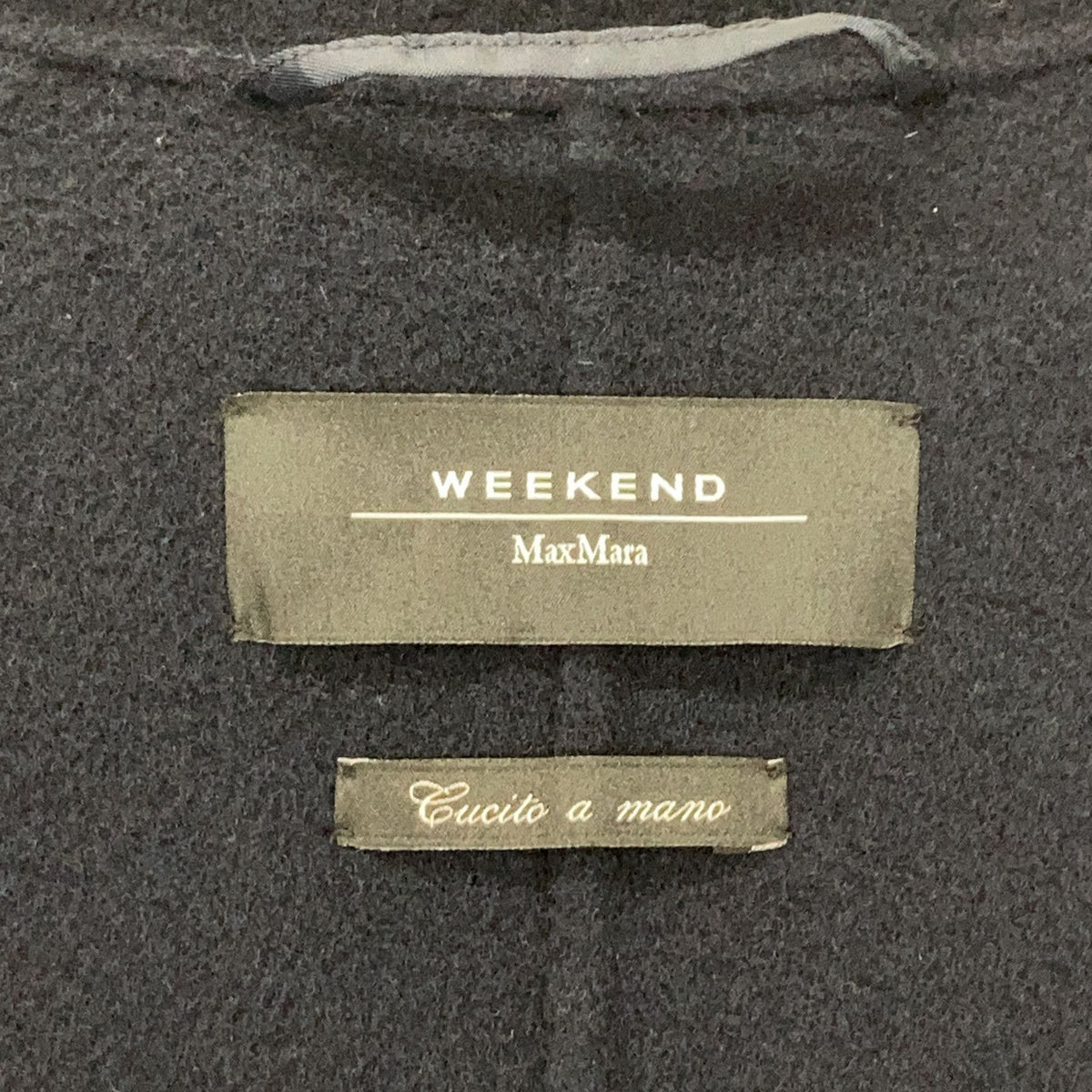 Max Mara Weekend Upper Trench Coat Navy 38 — view 4