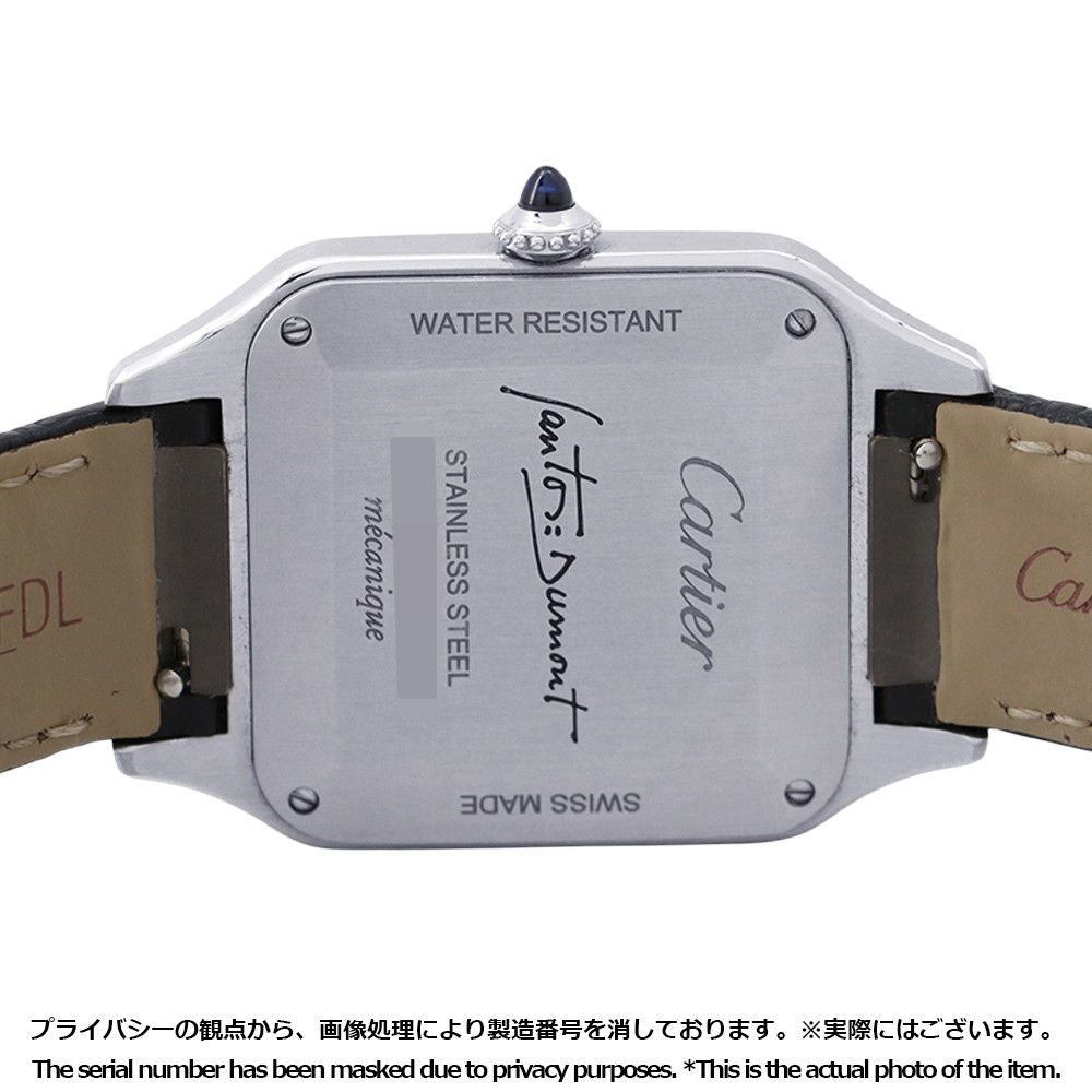 Cartier Santos Dumont LM Watch Black Dial Hand Wound — view 3