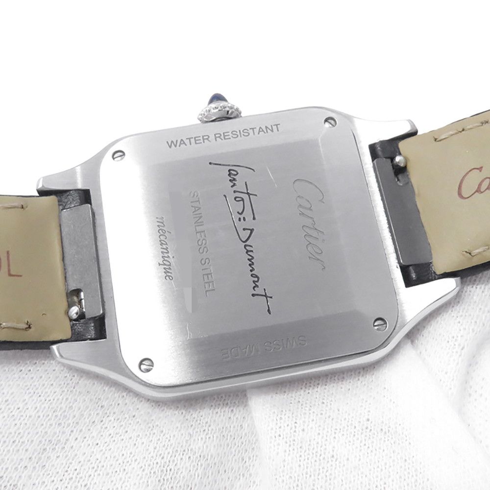 Cartier Santos Dumont LM Watch Black Dial Hand Wound — view 8