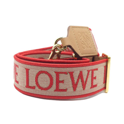 Loewe Anagram Logo Shoulder Strap Red Beige