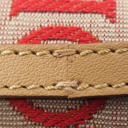 Loewe Anagram Logo Shoulder Strap Red Beige — view 8