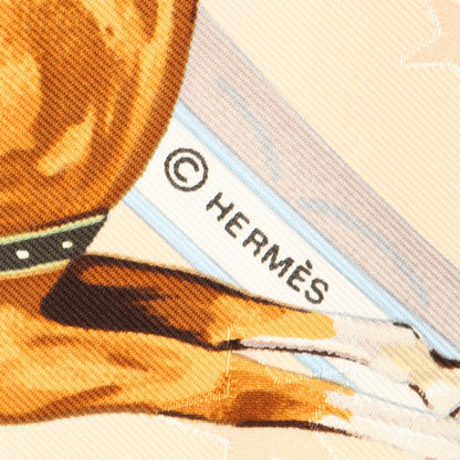 Hermes Scarf Carre 90 en Piste Silk — view 2