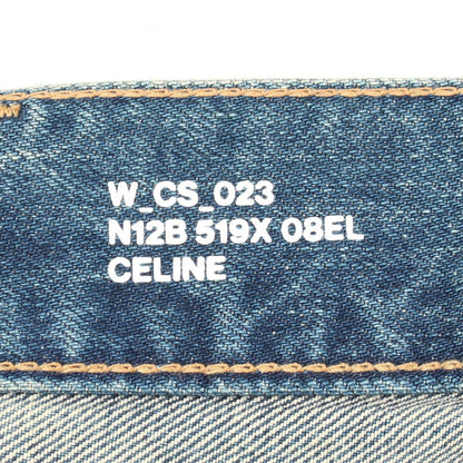Celine Denim Pants Triomphe Skate Shorts Cotton — view 3
