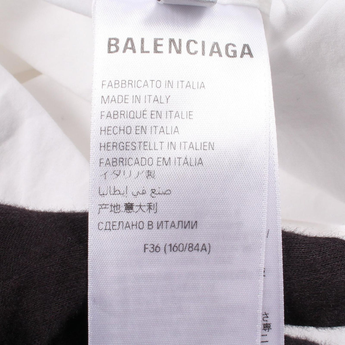 Balenciaga Garde Robe Long Sleeve Cotton Shirt — view 5