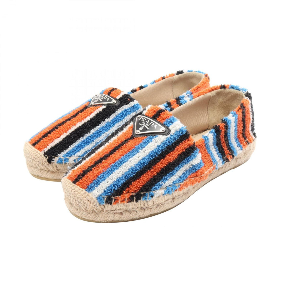 Prada Slip Ons Terry Cloth Espadrilles Shoes