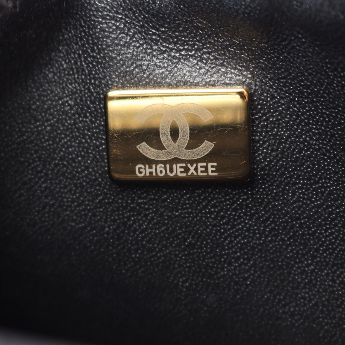 Chanel Shoulder Bag 2.55 Mini Quilted Black Calfskin Chain — view 5