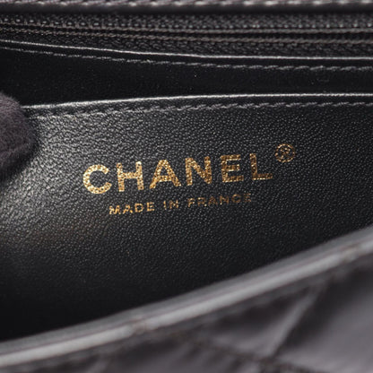 Chanel Shoulder Bag 2.55 Mini Quilted Black Calfskin Chain — view 4