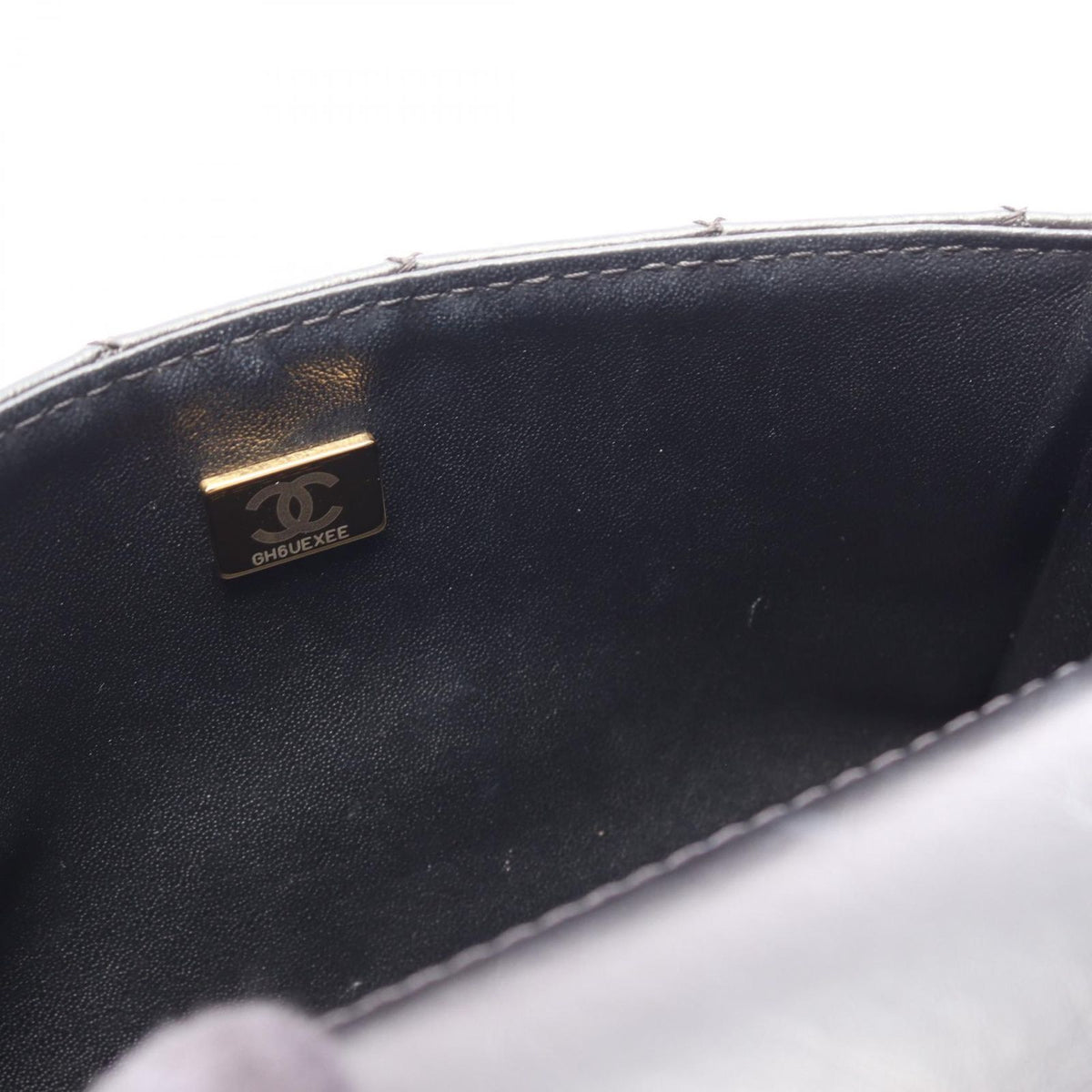 Chanel Shoulder Bag 2.55 Mini Quilted Black Calfskin Chain — view 6