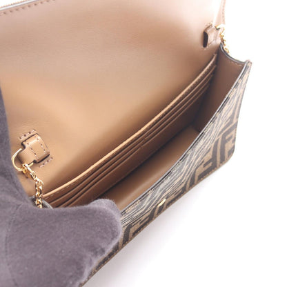 Fendi Shoulder Bag Baguette Zucca 2-Way Canvas Leather — view 3