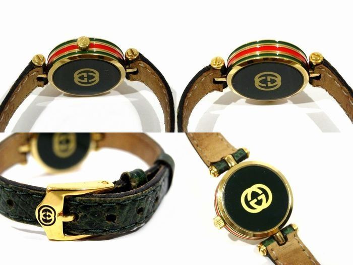 Gucci Watch Antique Quartz Round Dial Sherry Line Leather — view 3