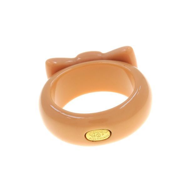 Chanel 02P Ribbon Ring Orange — view 3