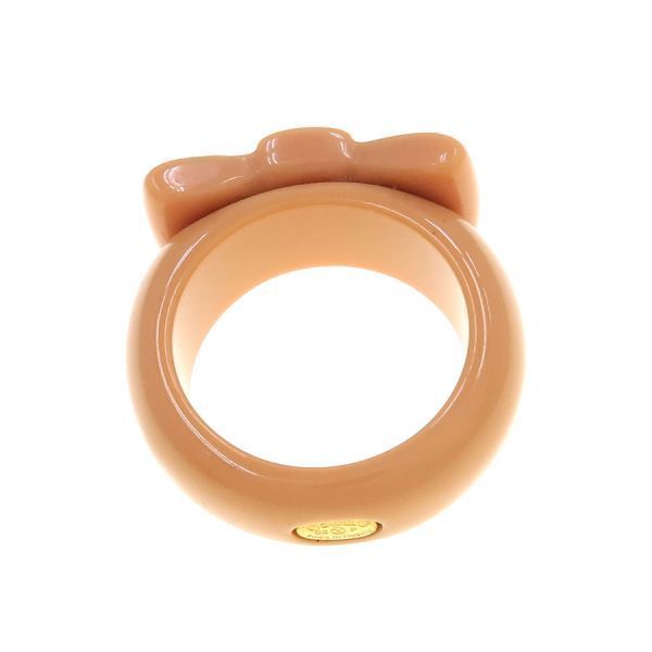 Chanel 02P Ribbon Ring Orange — view 4
