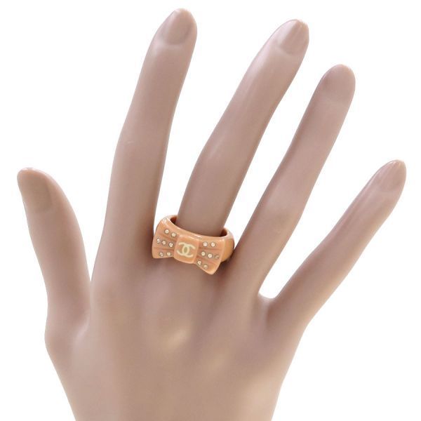 Chanel 02P Ribbon Ring Orange — view 7