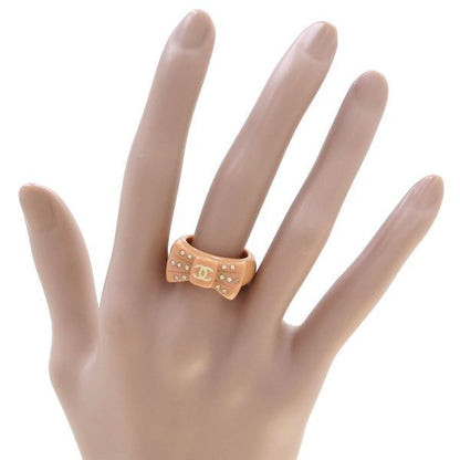 Chanel 02P Ribbon Ring Orange — view 7