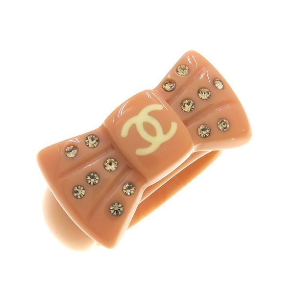 Chanel 02P Ribbon Ring Orange — view 5
