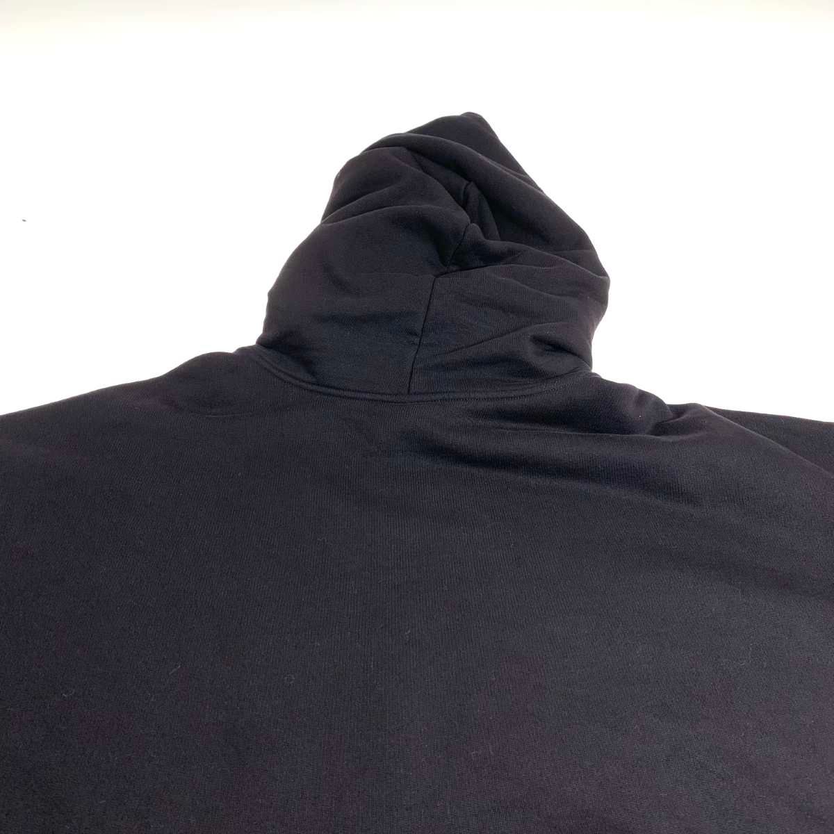 Balenciaga Hoodie L Metal BB Stencil Black — view 5