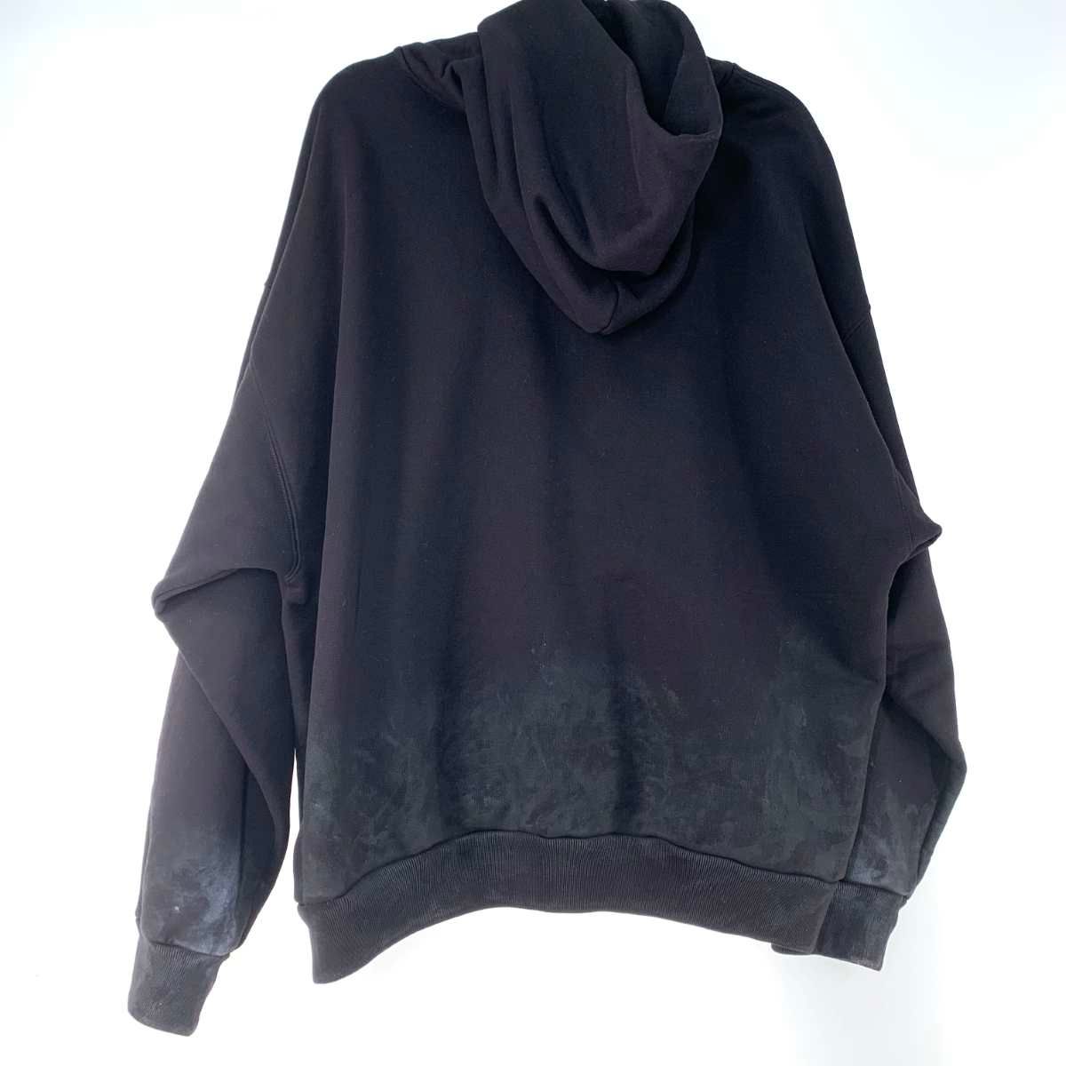 Balenciaga Hoodie L Metal BB Stencil Black — view 2