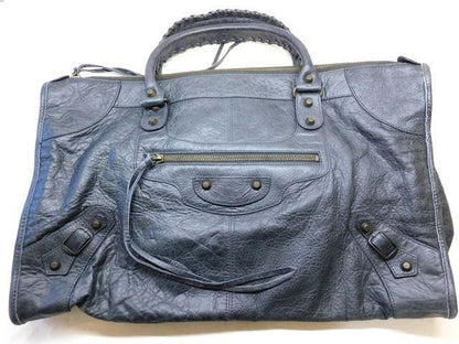 Balenciaga the Work Handbag Dark Gray Anthracite