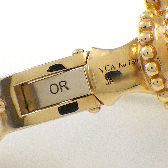 Van Cleef & Arpels Single Earring Vintage Alhambra Onyx 18K Yellow Gold — view 3