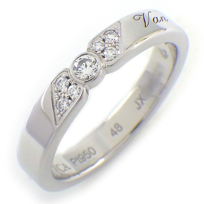 Van Cleef & Arpels Ring Toujour Signature Etoile Marriage Points Diamond Total