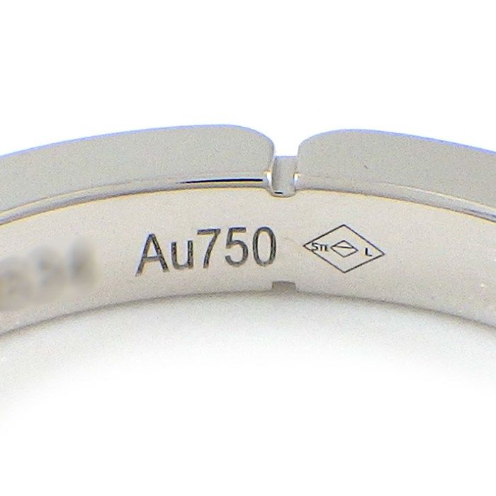 Cartier Ring Maillon Panthere Wedding Band Diamond Total 18K White Gold — view 4