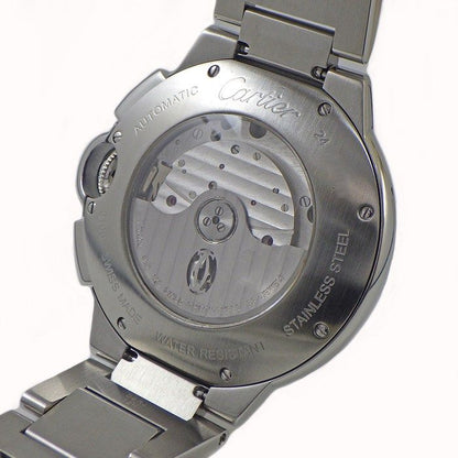 Cartier Watch Ballon Blue XL Roman Index Date Chronograph Small Second Back — view 4