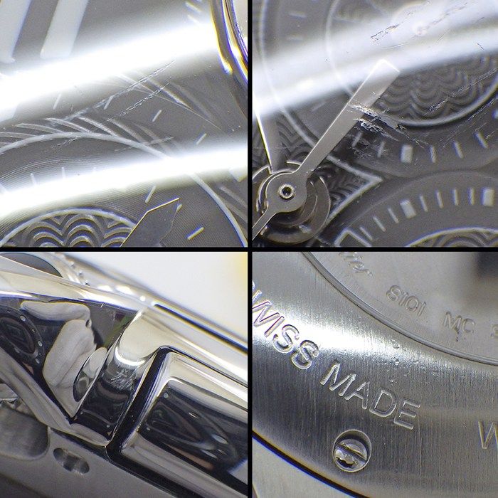 Cartier Watch Ballon Blue XL Roman Index Date Chronograph Small Second Back — view 6