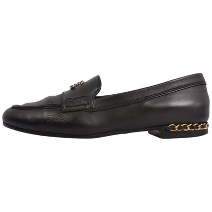 Chanel Loafers Moccasins CC Logo Chain — view 7