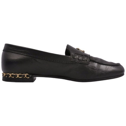 Chanel Loafers Moccasins CC Logo Chain — view 6