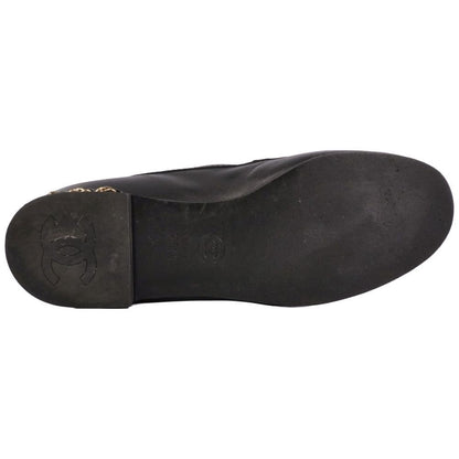 Chanel Loafers Moccasins CC Logo Chain — view 8