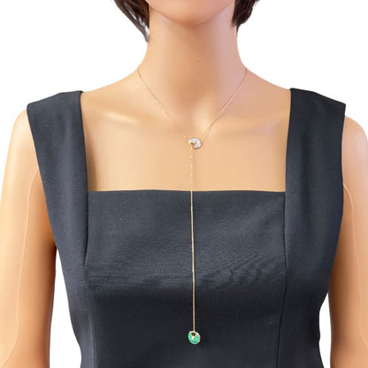 Cartier Amulet Necklace 18K Gold Mother of Pearl — view 2