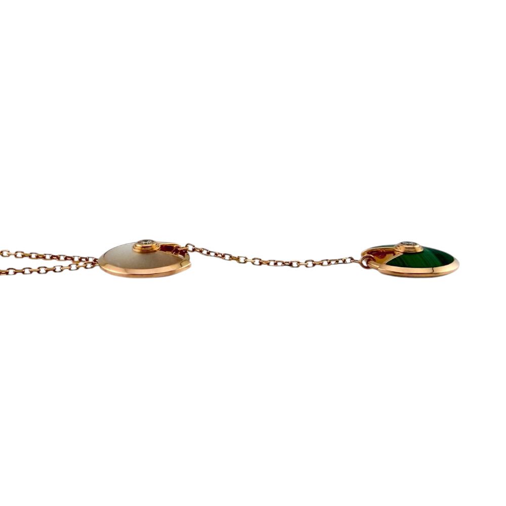 Cartier Amulet Necklace 18K Gold Mother of Pearl — view 4