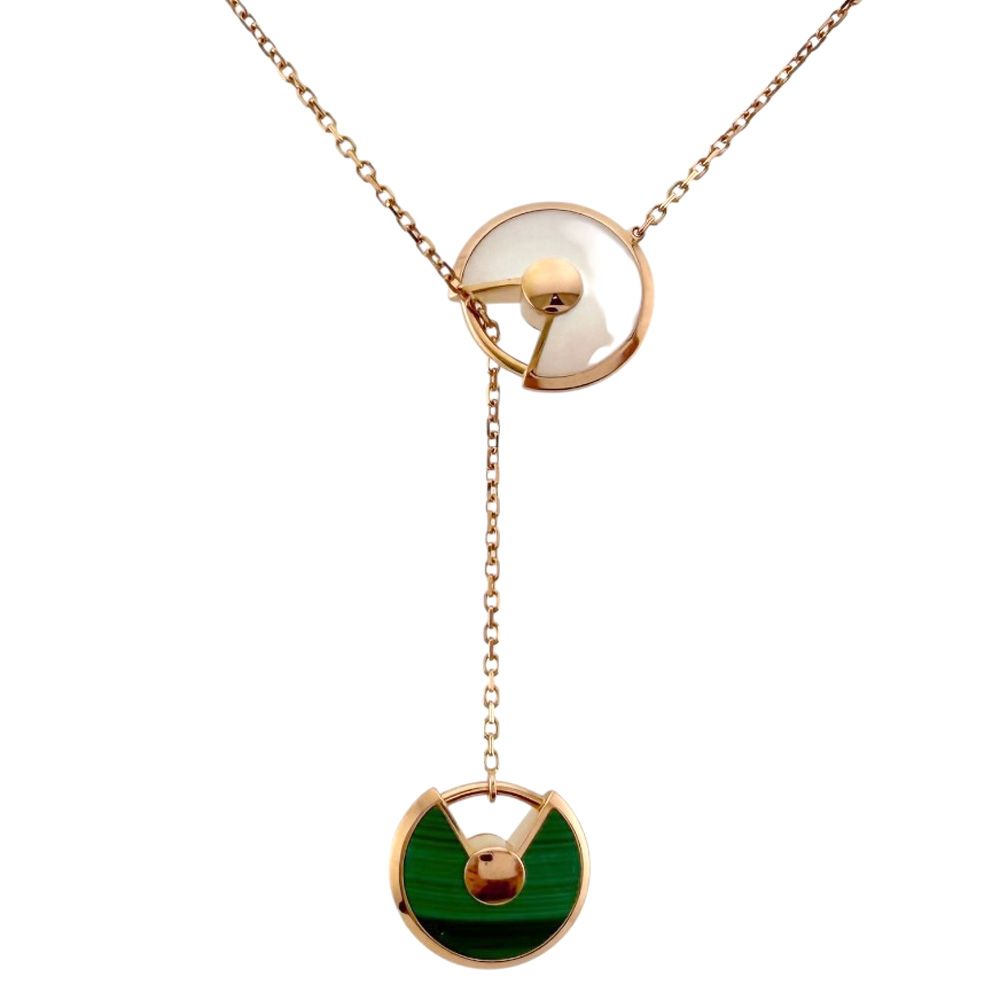 Cartier Amulet Necklace 18K Gold Mother of Pearl — view 3