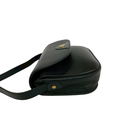 Dior Vintage CD Logo Leather Mini Shoulder Bag Crossbody Black — view 5