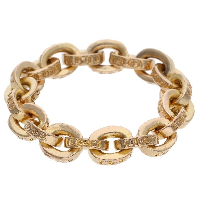Chrome Hearts 22K Paper Chain Ring Gold — view 4