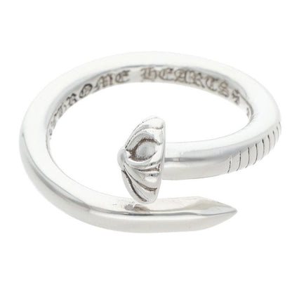Chrome Hearts Nail Crsball Cross Ball Silver Ring