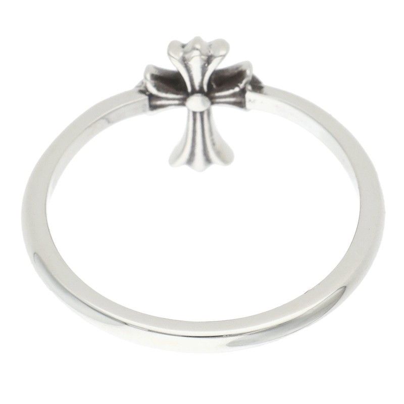 Chrome Hearts Bubblgm CH Bubblegum CH Cross Silver Ring — view 2